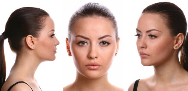Sides of face