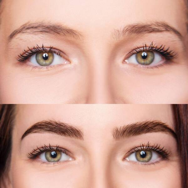eyebrow and eyelash tint