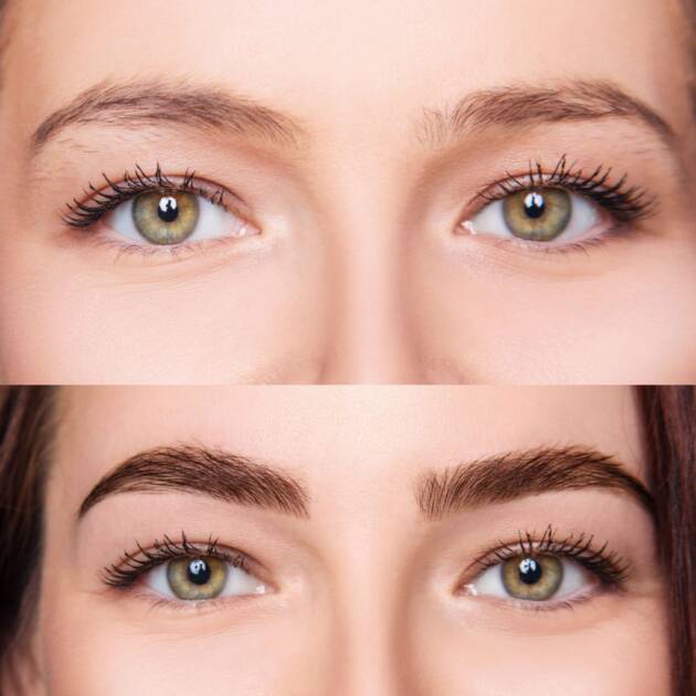 eyebrow and eyelash tint