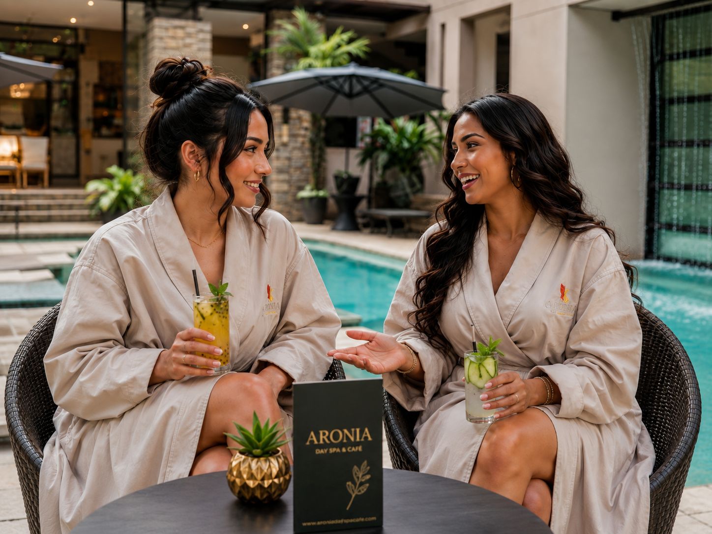Aronia Day Spa pool and relaxation area